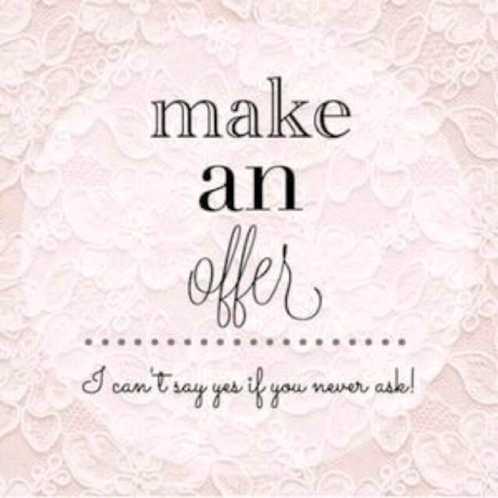 Open to reasonable offers :)